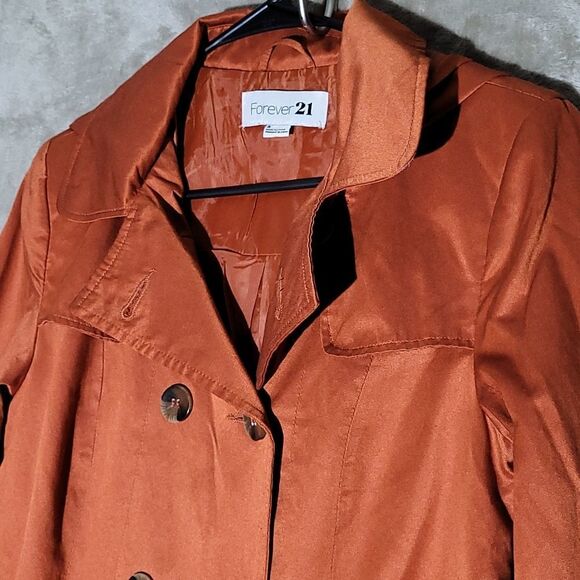 Forever 21 Women's Button-up Light Jacket - SIZE S/6 - Picture 2 of 9